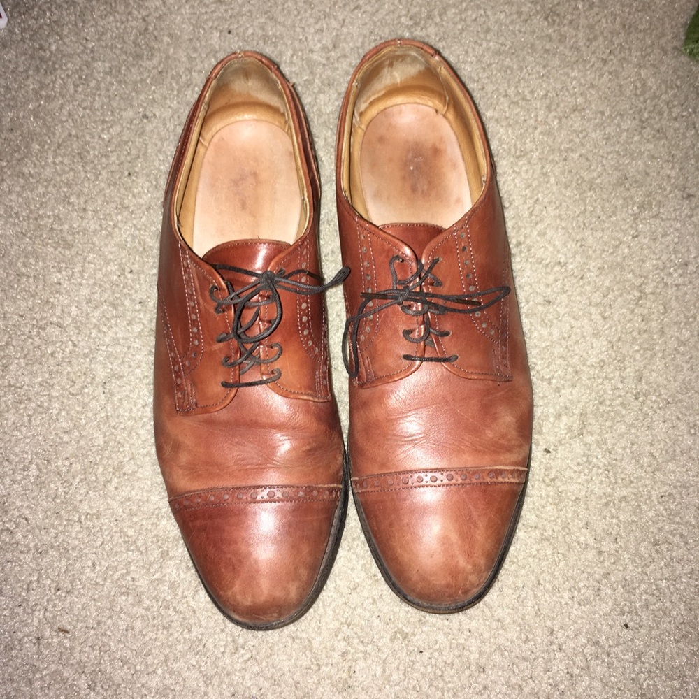 Allen Edmonds Brown Cap Toe